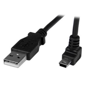 USBAMB1MU STARTECH.COM 1m Mini USB Cable - A to Up Angle Mini B