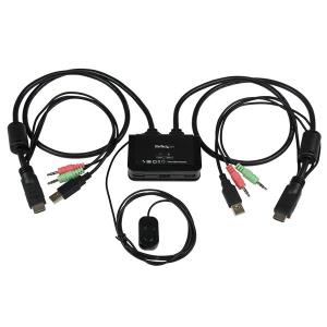 SV211HDUA STARTECH.COM 2PORT CABLE KVM WITH HDMI USB