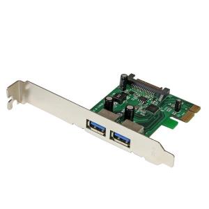 PEXUSB3S24 STARTECH.COM 2 Port PCI Express (PCIe) SuperSpeed USB 3.0 Card Adapter with UASP - SATA Power