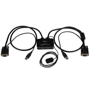 SV211USB STARTECH.COM 2PORT CABLE KVM WITH VGA USB