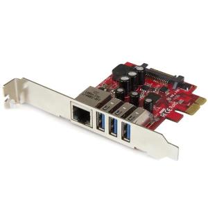PEXUSB3S3GE STARTECH.COM 3PORT PCIE USB 3.0 ADAPTER CARD