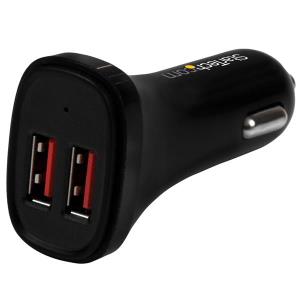 BLACK DUAL USB CAR CHARGER thumbnail
