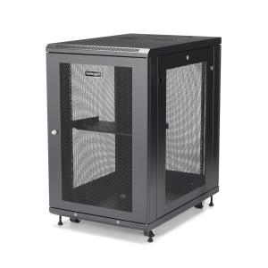 18U Server Rack Cabinet, 4-Post Adjustable Depth (2