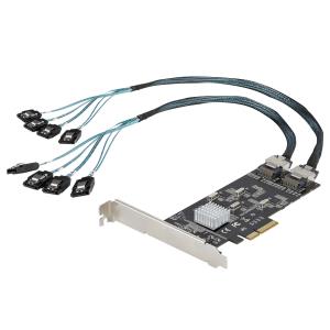 8P6G-PCIE-SATA-CARD STARTECH.COM 8 PORT SATA PCIE CARD - PCIE X4