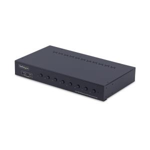 8-Port HDMI KVM Switch w/1U Rack Mount Kit, 4K 60Hz - KVM switch - 8 x KVM port(s) - 1 local user - desktop - TAA Compliant thumbnail