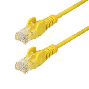 SLIM CAT6 CABLE YELLOW LSZH thumbnail