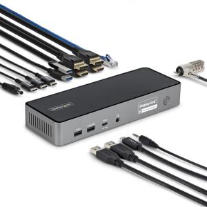 - Docking station - for laptop - USB-C - 2 x HDMI, 2 x DP, USB-C - 2.5GbE - 140 Watt - TAA Compliant thumbnail