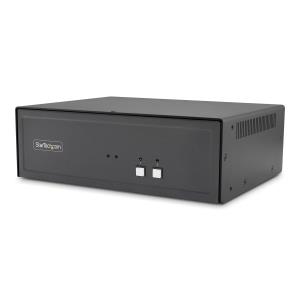 - KVM / audio / USB switch - 2 x KVM / audio / USB - 1 local user - desktop - TAA Compliant thumbnail