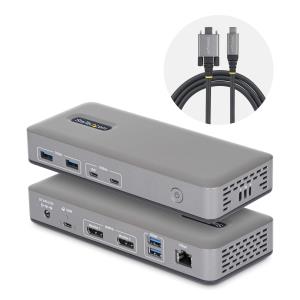 - Docking station - for laptop - USB-C 3.2 Gen 2 - 2 x DP - 1GbE - United Kingdom, Europe thumbnail