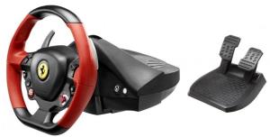 4460105 THRUSTMASTER Ferrari 458 Spider - Steering wheel + Pedals - Xbox One - D-pad - Wired - Black - Red - 3.5 kg