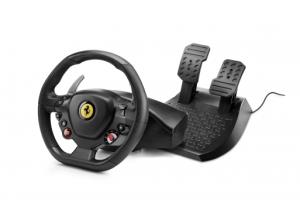 4160672 THRUSTMASTER T80 Ferrari 488 GTB Edition - Steering wheel + Pedals - PlayStation 4 - Digital - Wired - Black - 3.5 kg