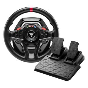 4160781 THRUSTMASTER T128 - Steering wheel + Pedals - PC - PlayStation 4 - PlayStation 5 - Directional buttons - Handbrake button - Menu button - Setting button - Share button - View button - Analogue - 900? - 30 ms