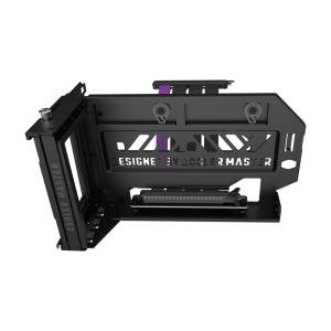 MCA-U000R-KFVK03 COOLER MASTER Vertical Graphics Card Holder Kit V3 Black Version, 165mm PCIe 4.0 x16 Riser Cable Included, Compatible with ATX & Micro ATX Cases, Toolless Adjustable Design, Premium Materials with 42% Increased Durability