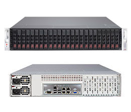 SSG-2027R-E1R24L SUPERMICRO SuperStorage Server 2027R-E1R24L - rack-mountable - no CPU - 0 GB - no HDD