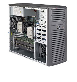 SYS-7038A-I SUPERMICRO SYS-7038A-I - Midi-Tower - PC barebone - LGA 2011 (Socket R) - Serial ATA III - Ethernet LAN - 900 W