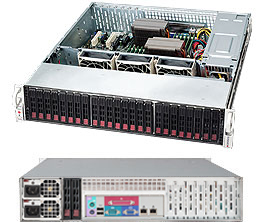 CSE-216BE2C-R920LPB SUPERMICRO CSE-216BE2C-R920LPB - AMD - DDR4-SDRAM - Serial Attached SCSI (SAS) - Serial ATA - Rack (2U) - Black - Silver - 920 W