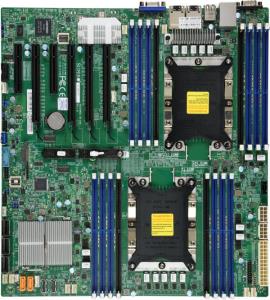 MBD-X11DPI-NT-B SUPERMICRO X11DPI-NT - Intel - 10.4 GT/s - 205 W - DDR4-SDRAM - 2048 GB - 1.2 V