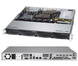 EU Product - Supermicro CSE-813MFTQC-505CB computer case Rack Black 500 W