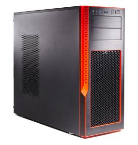 CSE-GS5B-000R SUPERMICRO S5 Special Edition GS5B-000R Mid-Tower Workstation / Gaming Case - Midi Tower - PC - Black - Red - ATX - micro ATX - ABS synthetics - Aluminium - SGCC - Gaming