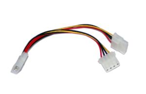 EU Product - - 15cm 4-Pin Peripheral to 2x 4-Pin Peripheral Connector Cable - CBL-0234L thumbnail