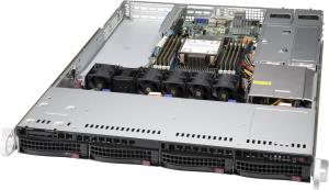 CSE-815TQC4-R504WB3 SUPERMICRO CSE-815TQC4-R504WB3 - Intel/AMD - Rack (1U) - Black - Fan fail - HDD - LAN - Power - System - 4 fan(s) - 4 cm