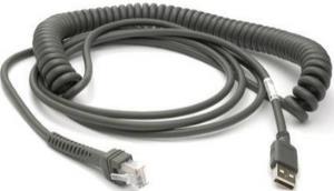 Cable, USB, Type A, Coiled, 3.6 m, CAB-467, 12 ft. thumbnail