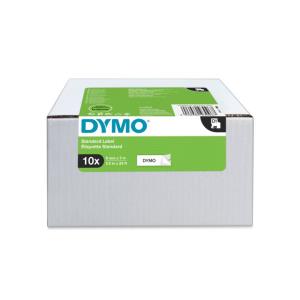 2093096 DYMO D1 Polyesterband 9 mm x 7 m schwarz auf wei? Vorteilspack 10
