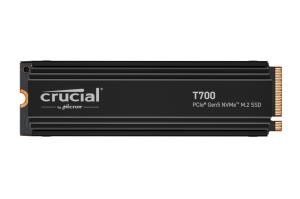 CT4000T700SSD5 MICRON / CRUCIAL T700 - SSD - encrypted - 4 TB - internal - M.2 - PCI Express 5.0 (NVMe) - TCG Opal Encryption 2.01