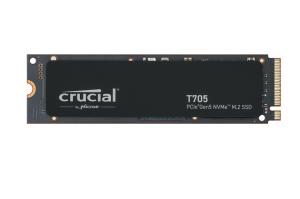 CT4000T705SSD3 MICRON / CRUCIAL T705 - SSD - encrypted - 4 TB - internal - M.2 2280 - PCI Express 5.0 (NVMe) - TCG Opal Encryption 2.01