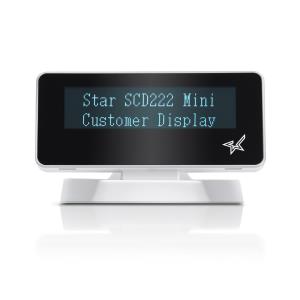 39990020 STAR MICRONICS SCD222U White Customer Display mPOP