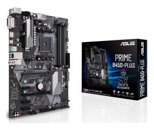 90MB0YN0-M0EAY0 ASUS PRIME B450-PLUS - AMD - Socket AM4 - AMD Athlon - AMD Ryzen 2000 Series - AMD Ryzen 3000 Series - DDR4-SDRAM - 64 GB - DIMM