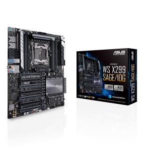 90SW00H0-M0EAY0 ASUS WS X299 SAGE/10G - Intel - LGA 2066 (Socket R4) - LGA 2066 - DDR4-SDRAM - 512 GB - Quad-channel