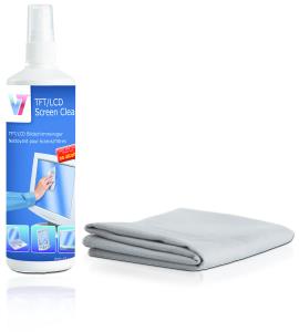 VCL1623 V7 - VIDEO SEVEN V7 Cleaning Set TFT LCD Plasma 250ml Pumpspray + Cloth                                              