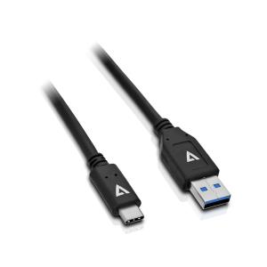 V7U2C-1M-BLK-1E V7 - VIDEO SEVEN USB 2.0 A TO USB-C CABLE 1M BLK