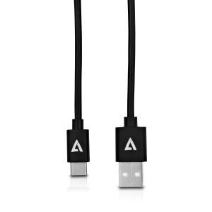 V7U2AC-2M-BLK-1E V7 - VIDEO SEVEN USB 2.0 A TO USB-C CABLE 2M BLK