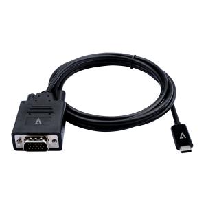 BLACK USB-C TO VGA VIDEO CABLE thumbnail