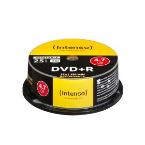 4811154 INTENSO DVD+R 4.7GB, 16x Speed, Printable Cake Box 25