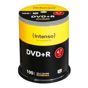 4111156 INTENSO 4111156 - DVD+R - 120 mm - Cakebox - 100 pc(s) - 4.7 GB