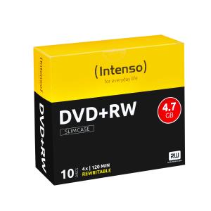 4211632 INTENSO 10 x DVD+RW - 4.7 GB (120 Min.) 4x