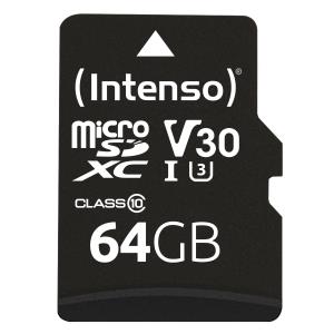 3433490 INTENSO Flash-Speicherkarte (microSDXC-an-SD-Adapter inbegriffen)