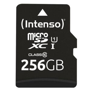 3424492 INTENSO microSD 256GB UHS-I Perf CL10| Performance - 256 GB - MicroSD - Klasse 10 - U...