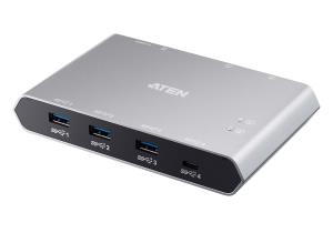 US3342 ATEN US3342 - USB peripheral sharing switch - 3 x USB 3.2 Gen 2 + 1 x USB-C (power delivery) - desktop
