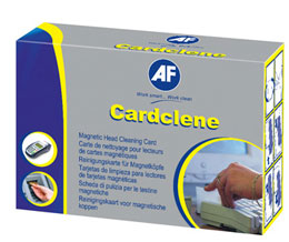 CCP020 AF Cardclene Impregnated Card Reader Cleaning Cards (Pack 20) CCP020