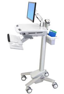 SV41-6200-0 ERGOTRON Styleview Emr LCD Cart Non-powered Arm (white Grey And Polished Aluminum)                           
