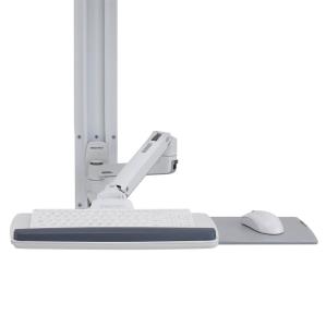 45-551-216 ERGOTRON LX Wall Mount System - Mounting kit (wall arm, mouse holder, keyboard arm, 2 cable channels, wrist rest, wall track 10