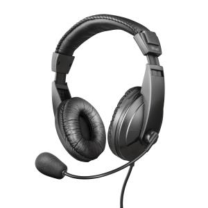 21661 TRUST Quasar Headset  3.5mm softpads