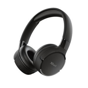 24069 TRUST Headphones Zena - Wireless Bluetooth - Black