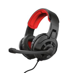 24076 TRUST Trust GXT 411 Radius Headset Wired Head-band Gaming Black, Red                                                                                        