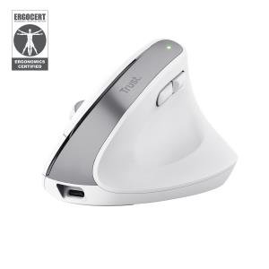BAYO+ ERGONOMIC WIRELESS MOUSE WHT thumbnail
