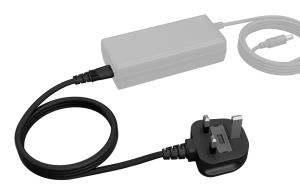 PanaCast 50 Power Cable - UK Power Cable Black thumbnail